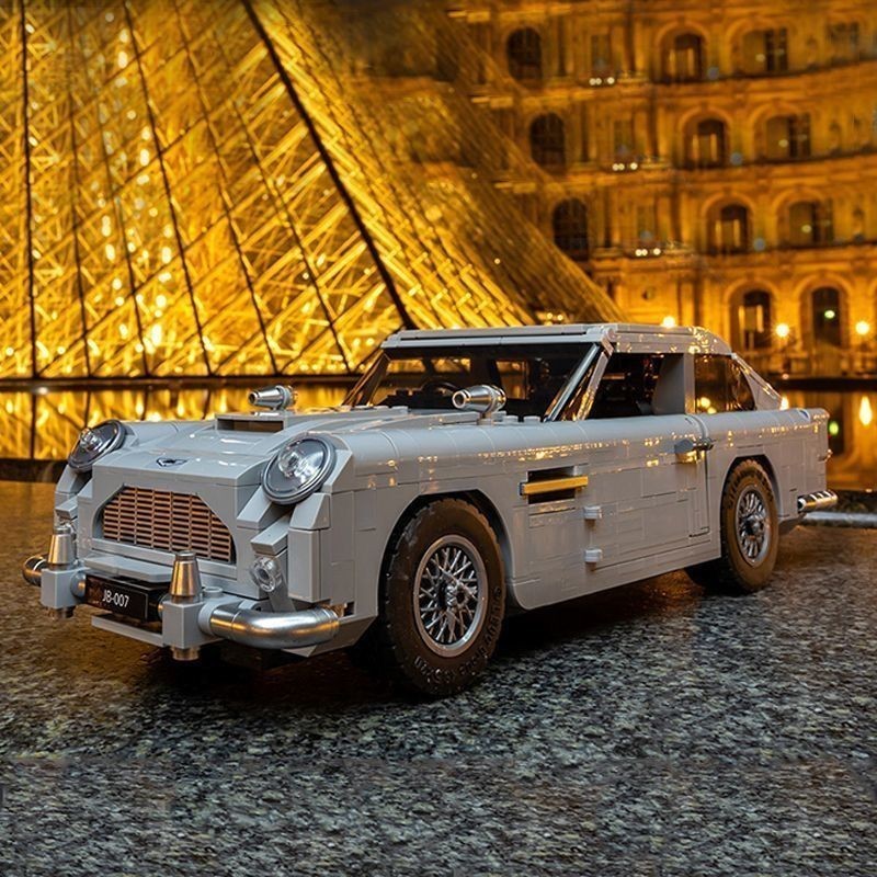 เข้ากันได้กับเลโก้บล็อกตัวต่อ 10262 Aston Martin DB5 Bond Seat Driver 007 รถสปอร์ต Boy ประกอบของเล่