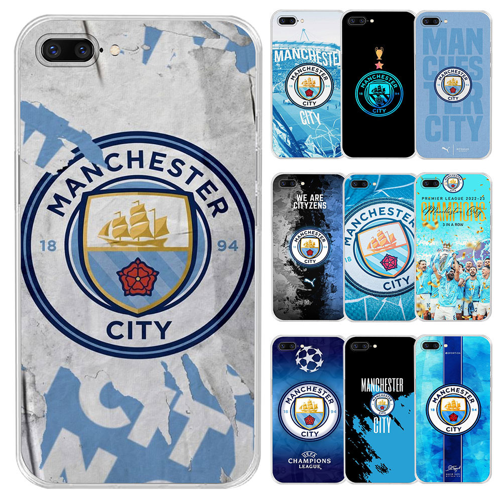 SAMSUNG โปร่งใสกรณีsamsung A01 EU A02 M02 A02S A03S A51 A11 A8 A9 2018 A70 A71 A72 504M Man Cityซิลิ