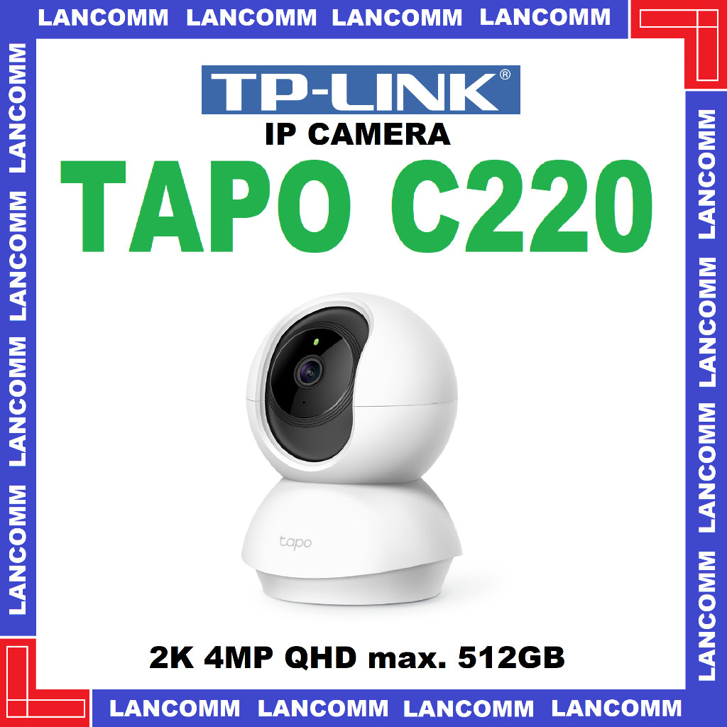 Tp-link Tapo C220 Pan/Tilt AI Home Security Wi-Fi Camera