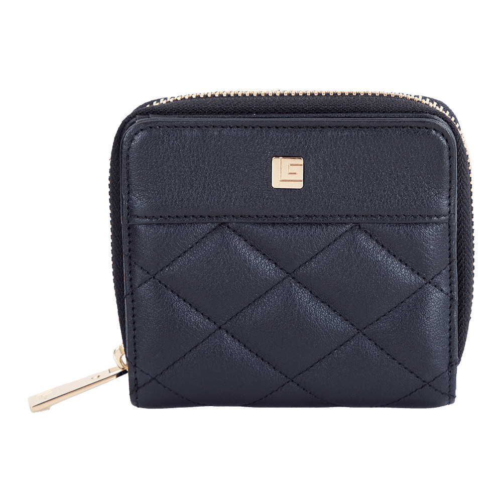 Guy Laroche กระเป๋าสตางค์ผู้หญิงแบบสั้นซิปรอบ รุ่น BETTY II - สีดำ
