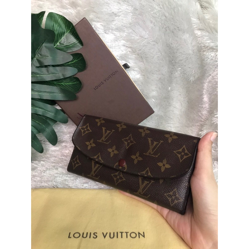 Lv Monogram Emilie Wallet แท้