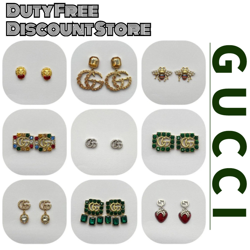 ของแท้ Gucci Ladies Earrings Collection/คอลเลคชั่นต่างหูสตรี Gucci