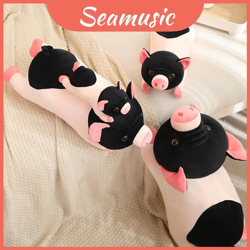 การ์ตูน Delightful ตุ๊กตาสัตว์หมูตุ๊กตาของเล่นที่ยอดเยี่ยมสําหรับกอด Nap และ Time