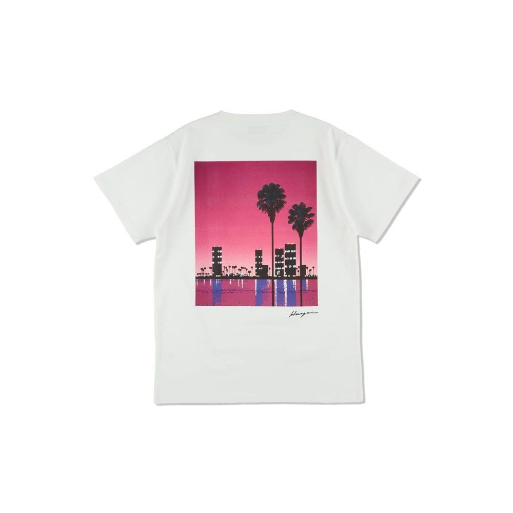 ♞,♘,♙WIND AND SEA x Hiroshi Nagai Night City Tee White Unused EFB