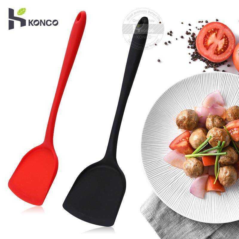 1Pieec KONCO Non-Stick Spatula Silicone Shovel Nylon Silicone Cooker Kitchen Cooking Tool Kitchen U