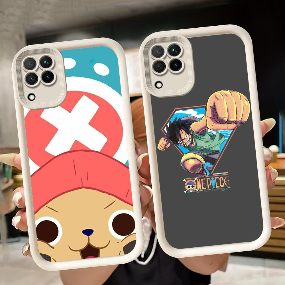 ปลอกอ่อนสําหรับ Samsung M04 A04E A05 A12 A04 F04 J2 A06 A07 A22 J7 Prime Pro 5G สีขาว Q19 One Piece