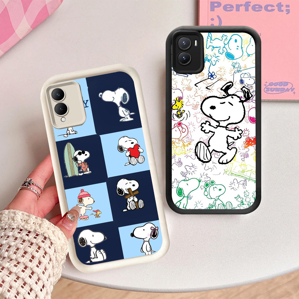 NA-81 Snoopy เคสกันกระแทกสําหรับ VIVO Y16 Y35 Z9 Y02S Y56 IQOO Y28 Y17S Z9X