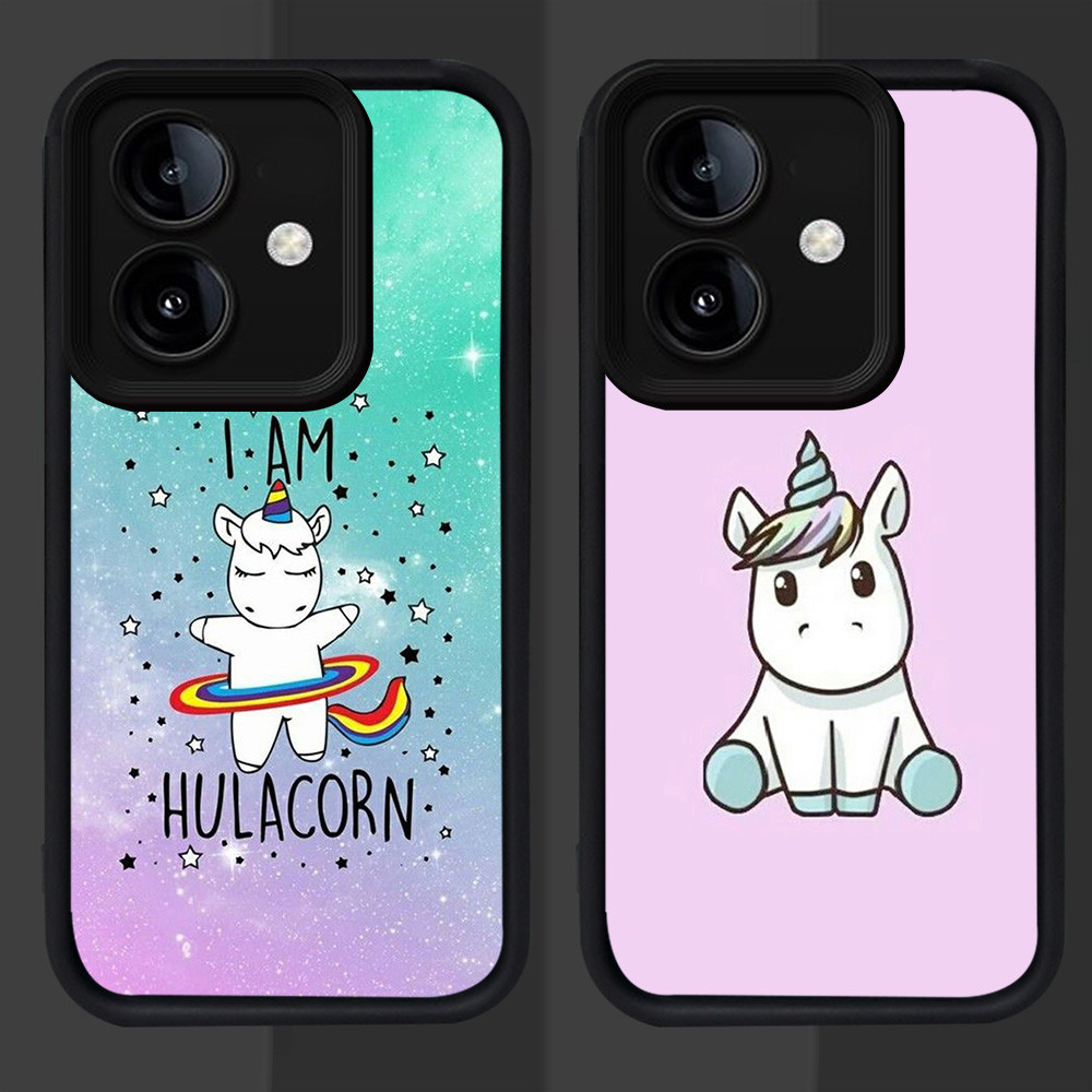 R85 เคสยูนิคอร์นน่ารัก OPPO A3X A3 A40m A40 5G