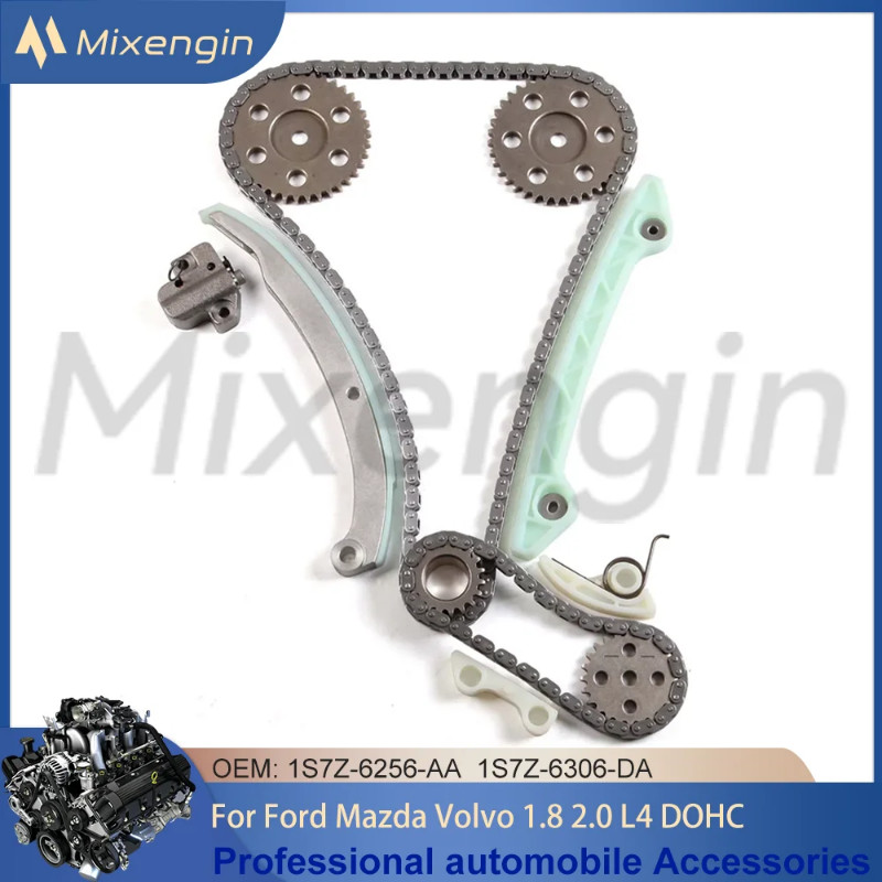 ชิ้นส่วนเครื่องยนต์ชุดโซ่ไทม์มิ่งสําหรับ 2003-2015 Ford C-MAX FOCUS Mazda 3 6 Volvo C30 S40 1.8 2.0 