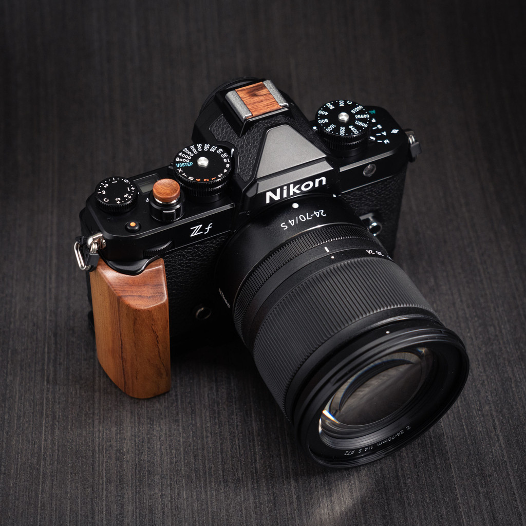 Yuwood Fuji XT30 ปุ่มชัตเตอร์ไม้ฝาครอบรองเท้าร้อนเหมาะสําหรับ Nikon Zf Fuji Xe4 Leica Q3, ฯลฯ