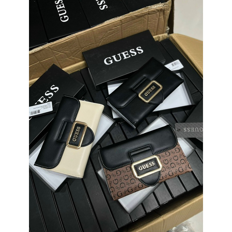 (MS310X) Guss slim Wallet พร้อมฝาปิดพับ 3 สี