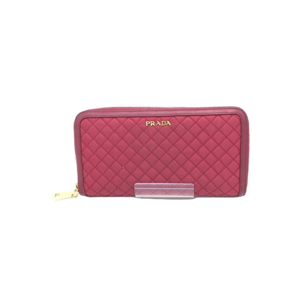 Prada Wallet Quilting Womens Pink ส่งตรงจากญี่ปุ่น มือสอง
