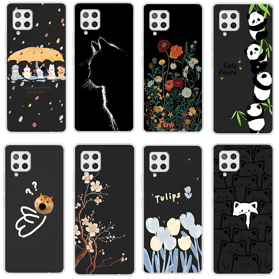 เคสสําหรับ Samsung galaxy A42 M42 5G เคสซิลิโคนนุ่ม TPU พิมพ์ฝาครอบโทรศัพท์