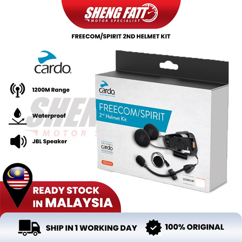 CARDO Freecom / Spirit Line 2nd ชุดหมวกกันน็อค JBL วินาทีชุดหมวกกันน็อค Intercom สําหรับ Freecom 4x 