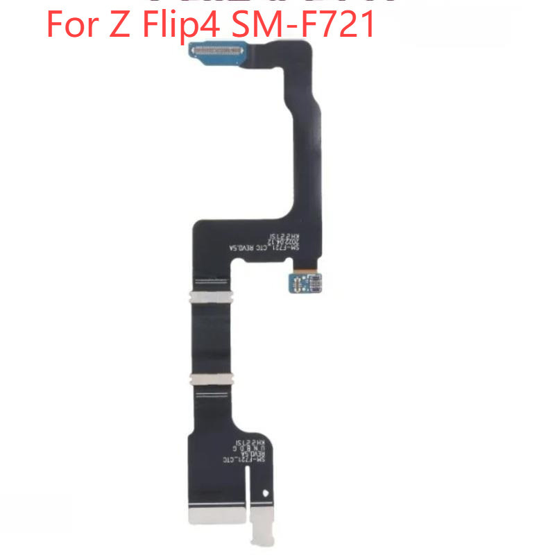 สําหรับ Samsung Galaxy Z Flip4 SM-F721 เมนบอร์ดตัวเชื่อมต่อ Flex Cable Flip 4 จอแสดงผล LCD Flex Cabl