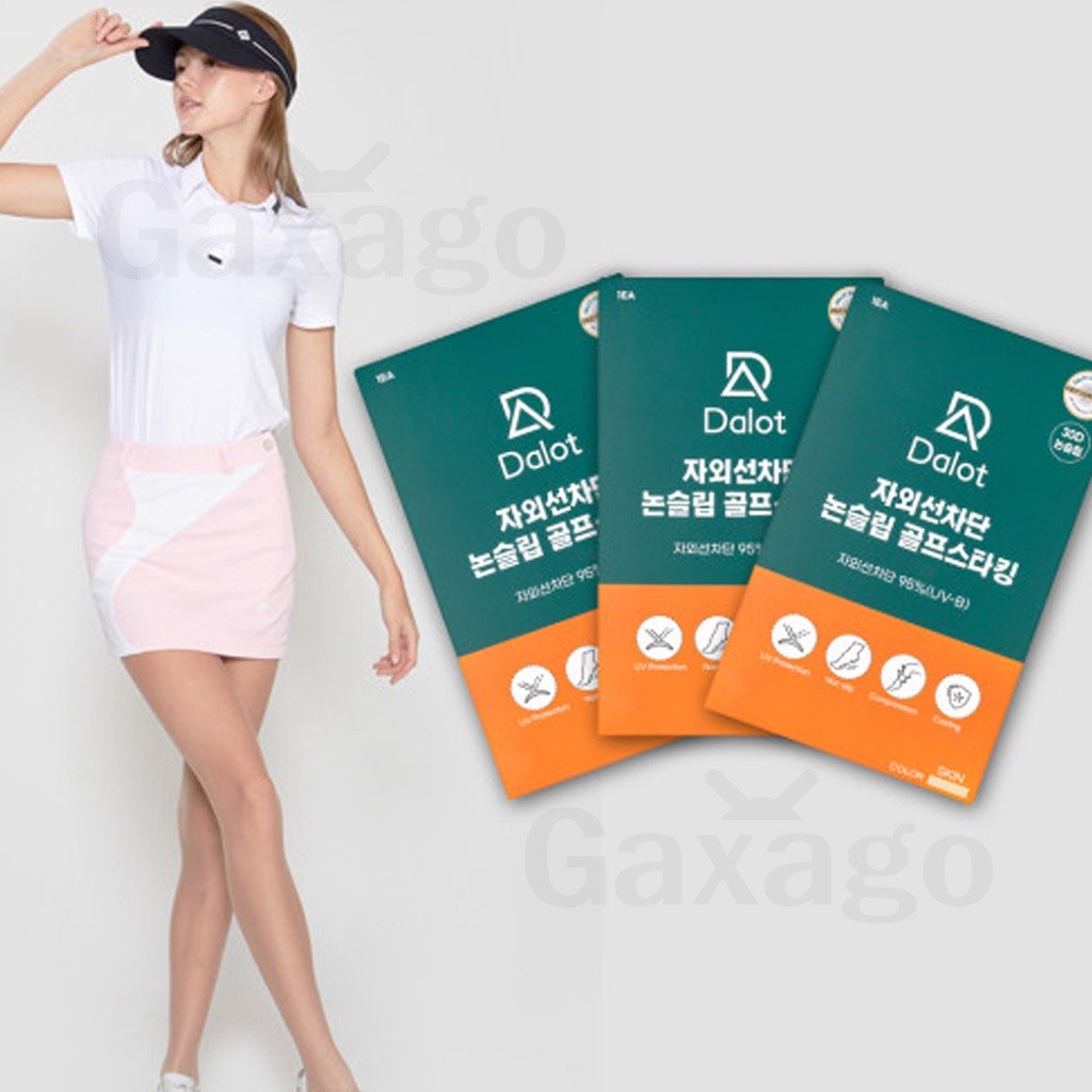 [Dalot] ถุงน่องเลกกิ้ง ป้องกันรังสียูวี 15D 30D สไตล์เกาหลี สําหรับเล่นกอล์ฟ