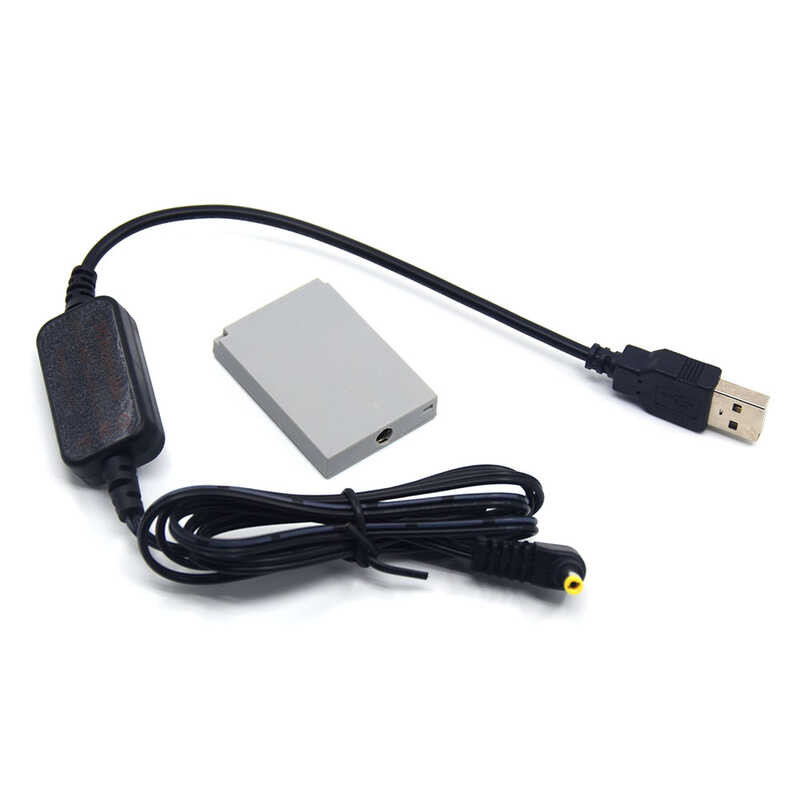 4.2V 0 USB Power Cable+DR-30 DC Coupler NB-5L Dummy Battery for Canon Powershot S100 SD970 SD990