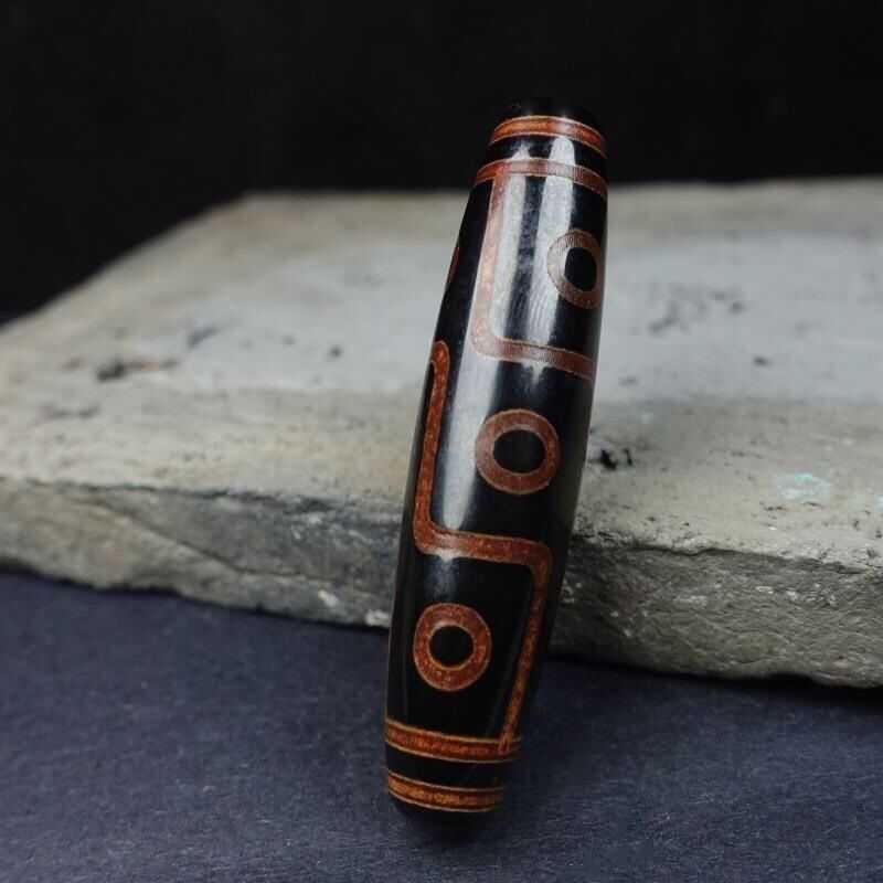 ทิเบตอาเก้าตา Sky Pearl Pendant สไตล์ชาติพันธุ์ทำเก่าชายและหญิง Sky Pearl สร้อยคอหยก สินค้าที่ได้รับ