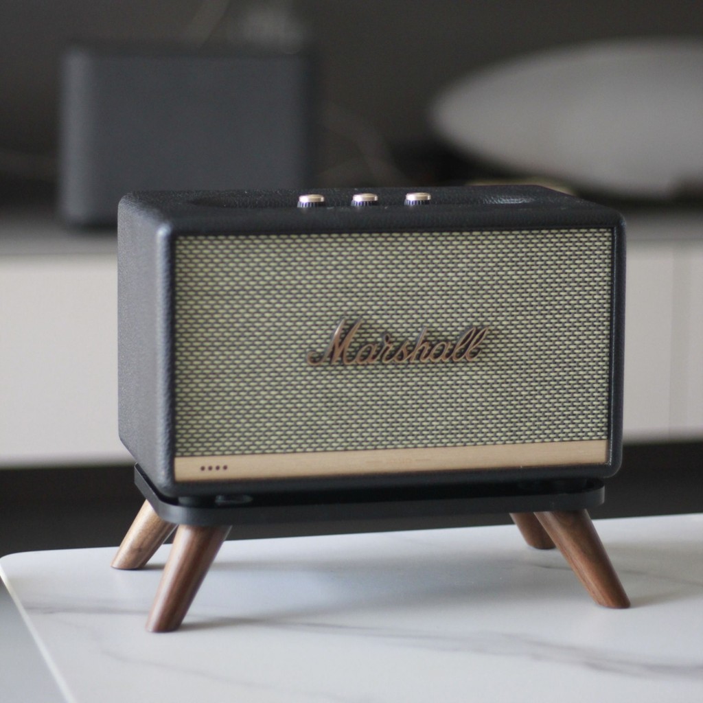 Marshall Audio Stand ACTON STANMORE WOBURN 2/3 รุ่นขาตั้งลําโพงตั้งโต๊ะไม้เนื้อแข็ง