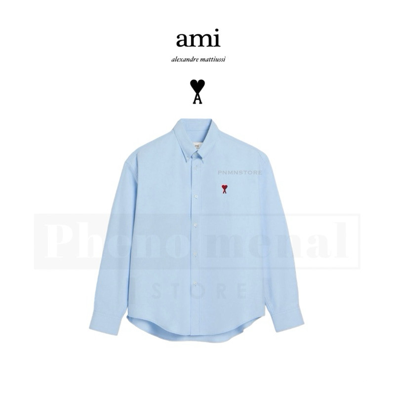 ♞,♘ เสื้อเชิ้ต Ami Paris ของแท้ พร้อมส่ง iu