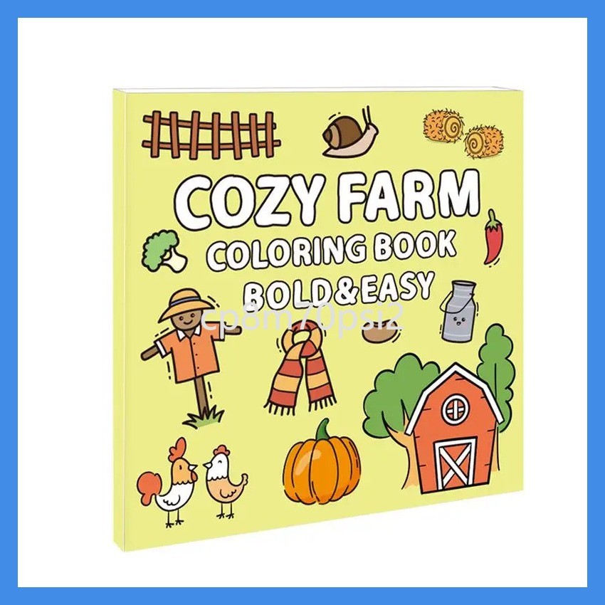 aa Coloring Book For Adults And Kids Cozy Farm Coloring Book With 40 Bold & Easy Designs Book Fresh