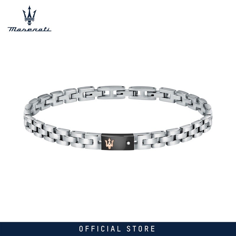 Maserati Jewels 22cm Men's Stainless Steel กำไลข้อมือs JM221ATY05