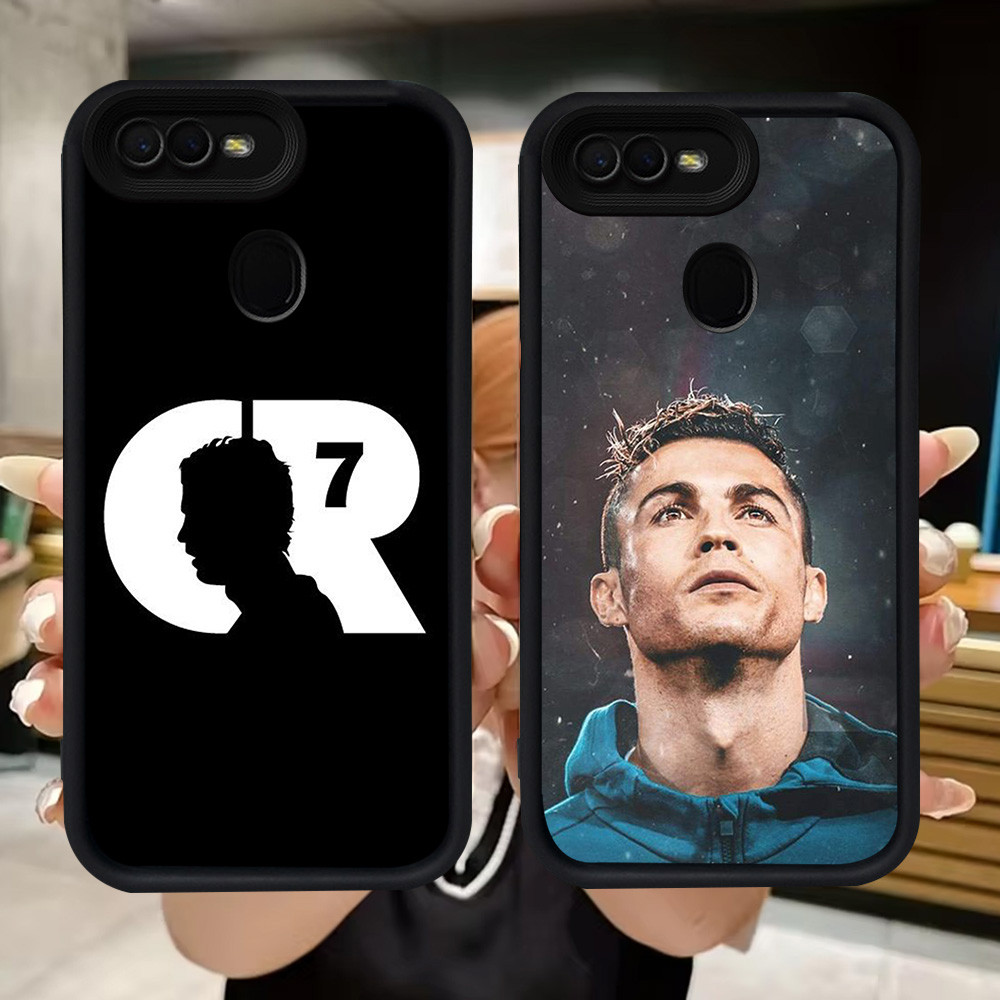 Q77 CR7 Ronaldo soft Casing สําหรับ OPPO A5 A1K A12E A12 A5S A7 F9 Pro A12s A11K F5 A3S F7