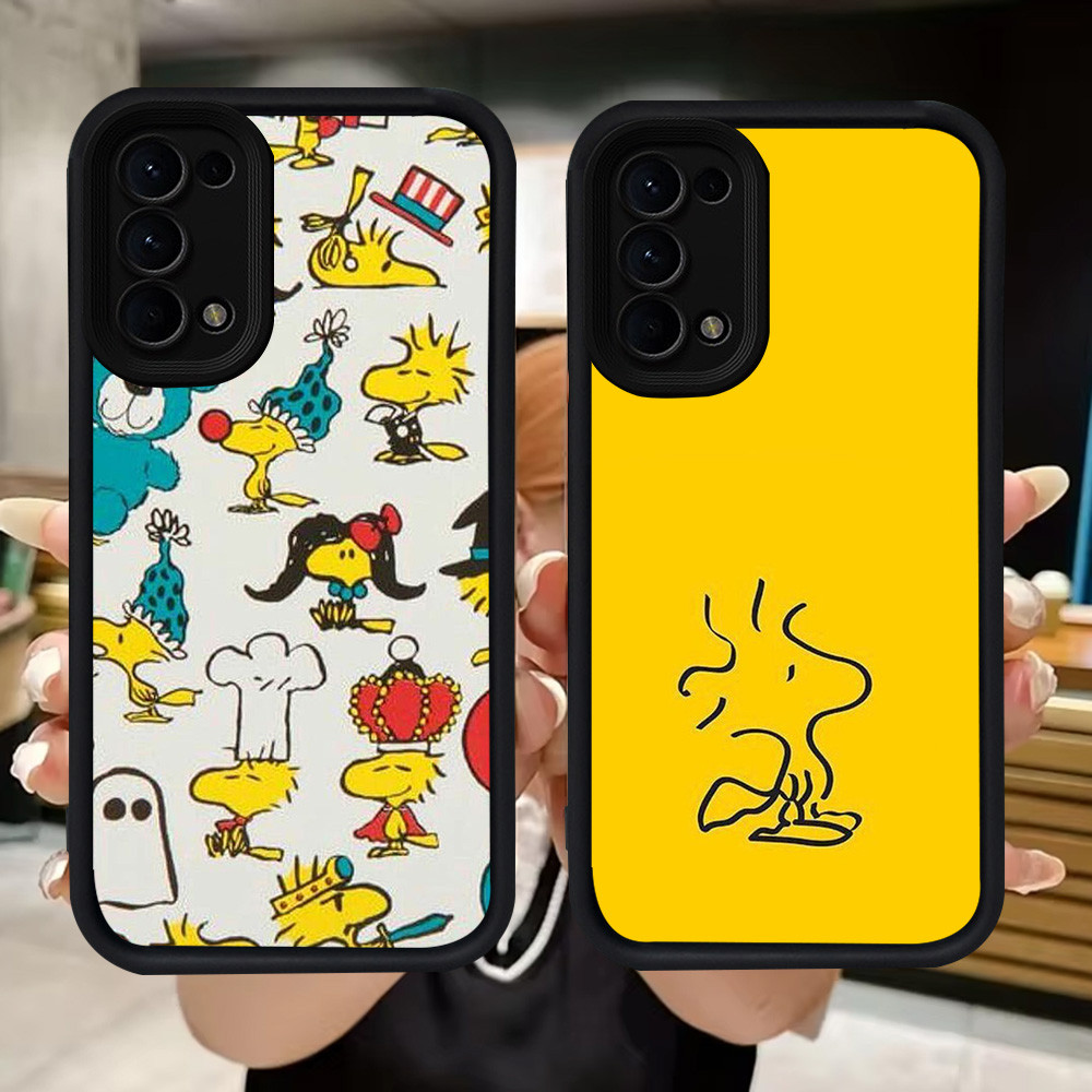 Q43 Woodstock ปลอกอ่อนสําหรับ OPPO A16 A54S A55 A52 A74 A94 A95 A92 Reno 6 5 A16s 4 A72 5G
