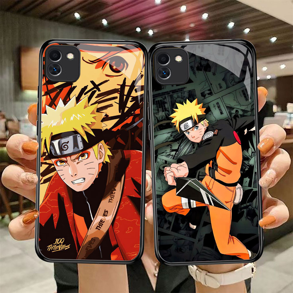 DF-49 Naruto Uzumaki TPU HD Glass Casing สําหรับ Samsung A03 A04 A05 M04 F04 A04E Core
