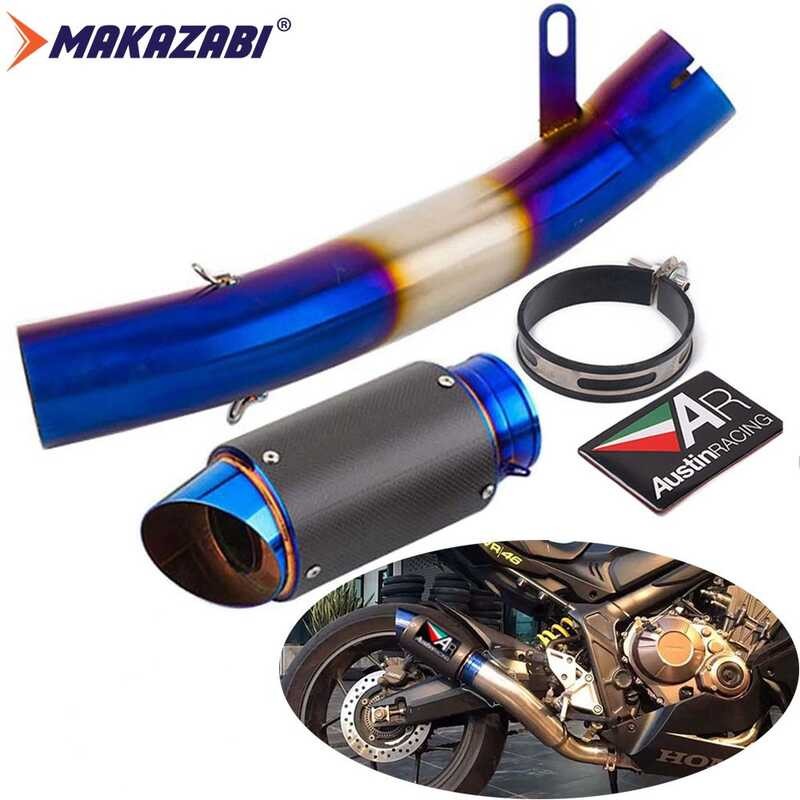 2.5 Inches 63MM For HONDA CB650F CBR650F 2014-2023 CBR650R CB650R 2019-2023 Motorcycle Exhaust syst