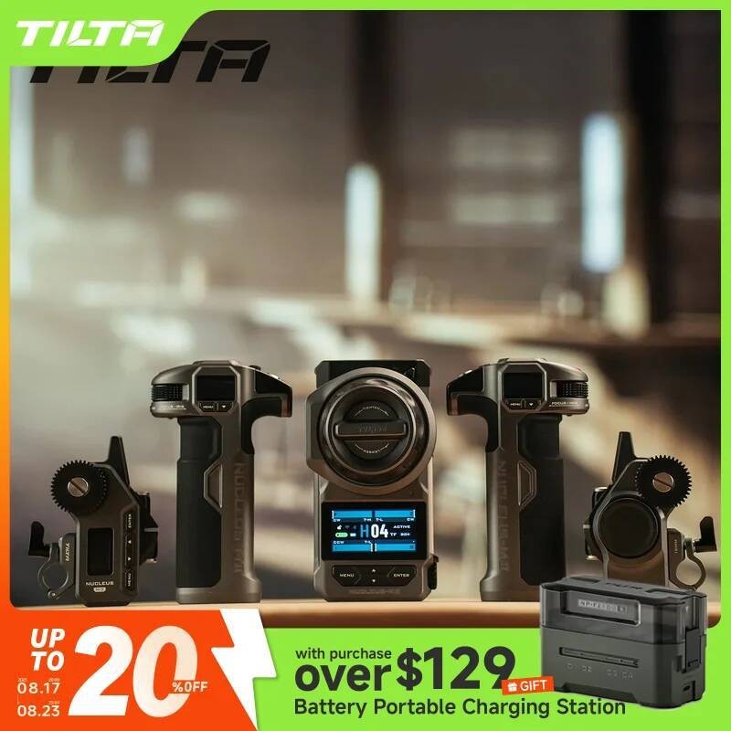 TILTA Nucleus-M2 Pro ไร้สายตามโฟกัสระบบควบคุมเลนส์ WLC-T06 สําหรับ DJI RONIN RS4/RS3 Arri RED Komodo