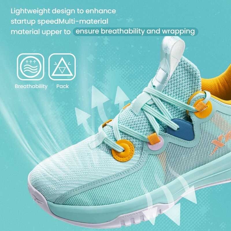 ❤ Xtep Men's Basketball Wear-Resistant Non-Slip Sports Actual Combat Shoes
