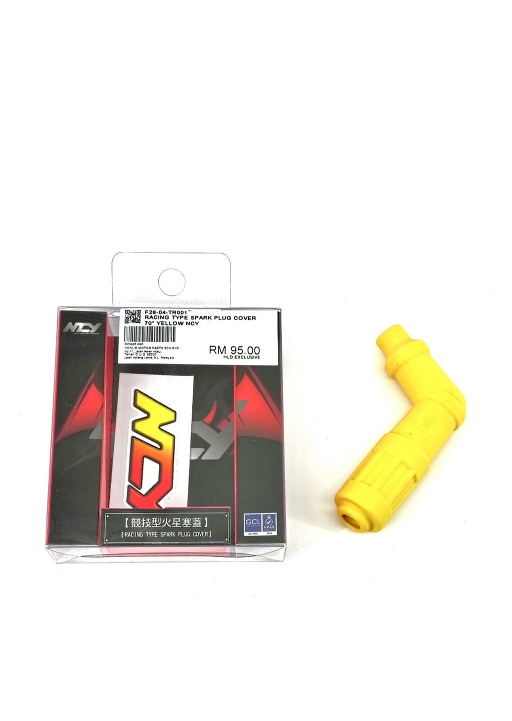 NCY RACING RACING TIRE SPARK PLUG IGNITION PLUG CAP * UNIVERSAL * [ 70 DEGREE & 90 ]