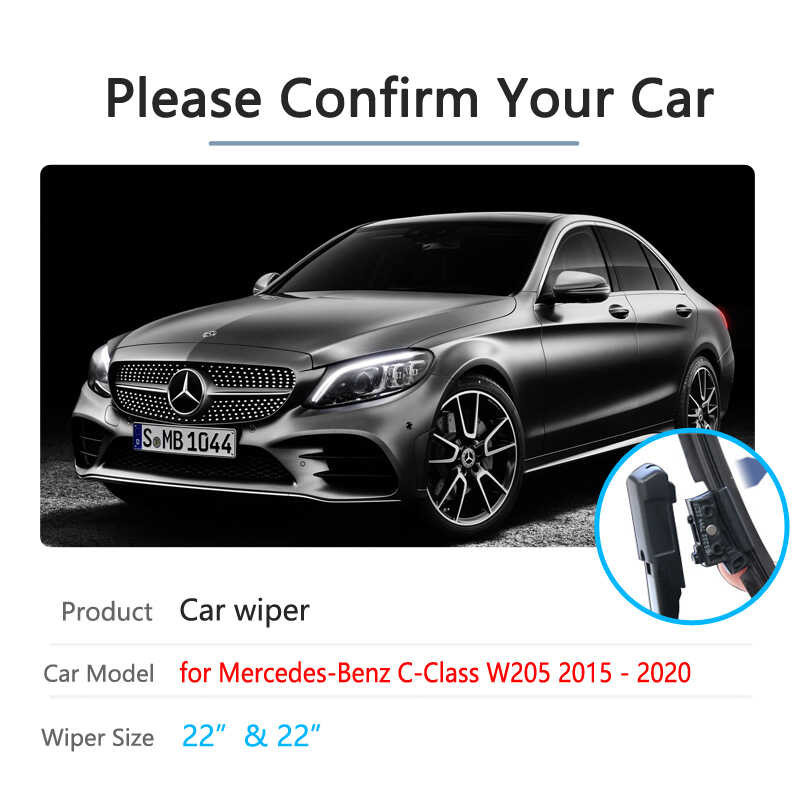 Mercedes ใบปัดน้ำฝนรถยนต์สำหรับ Benz C-Class W205 อะไหล่รถยนต์ C