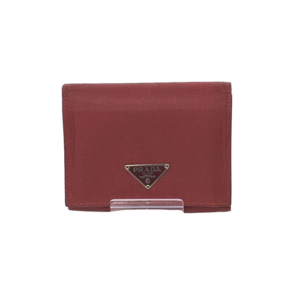 Prada Wallet Womens Red ส่งตรงจากญี่ปุ่น มือสอง
