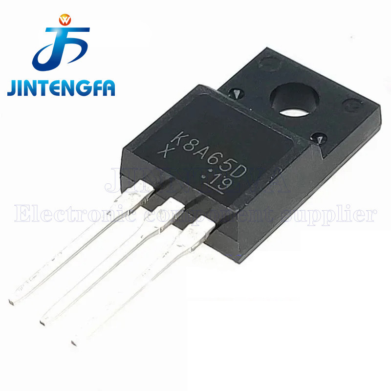 หลอดคริสตัล 10PCS TK6A65D K6A65D 6A 650V TO220F DIP N-channel MOSFET ไดโอดหลอด & - * - * - *
