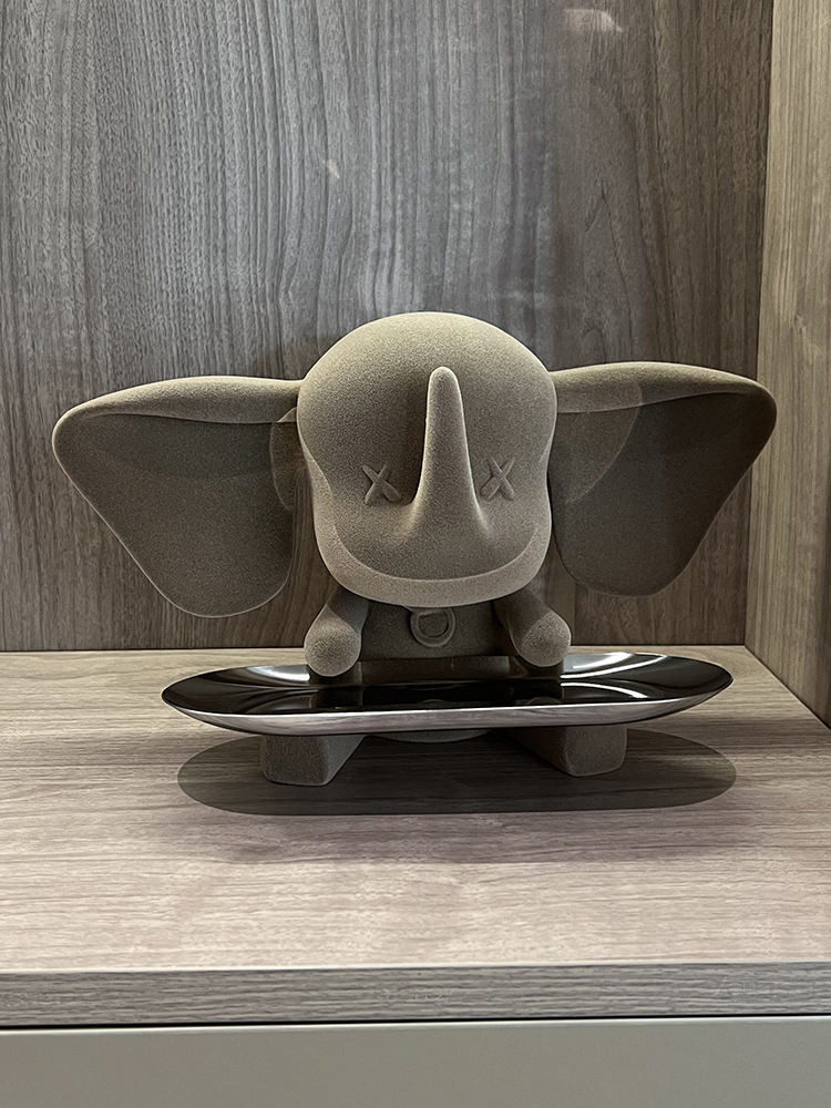 หรูหรา Dumbo ถาดเครื่องประดับรายการระดับรายการตู้รองเท้าทางเข้าที่เก็บกุญแจตกแต่ง Living Ro