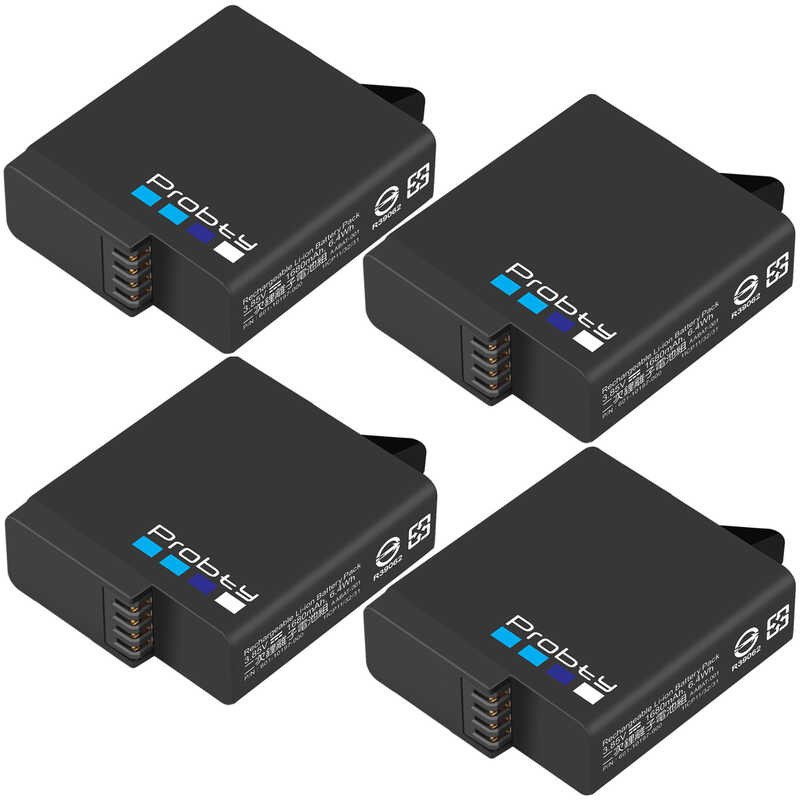 1680mAh 8 GoPro Hero 7 6 hero 5 Battery + LED dual Charger for Go Pro Hero7 hero6 hero5 Black cam
