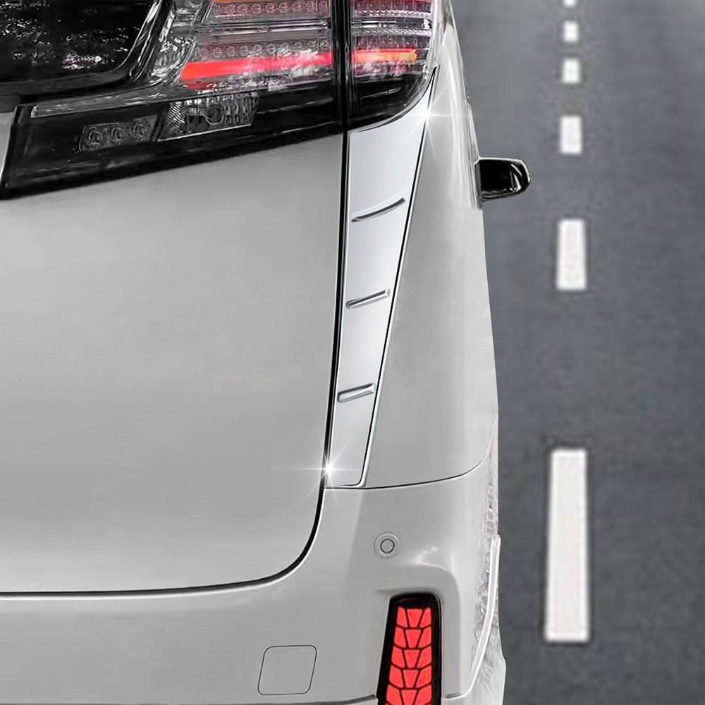 เหมาะสำหรับ Toyota ALPHARD / VELLFIRE 30 ซีรี่ส์ไฟท้ายด้านหลังโพสต์ด้านล่างแถบ Elfa ภายนอกดัดแปลง