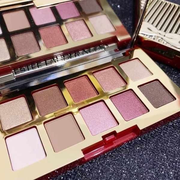 พาเลทตา odbo พาเลท การแกะกล่องชุดคริสต์มาส: Estee Lauder's Ten Shades Eyeshadow Contouring Highligh