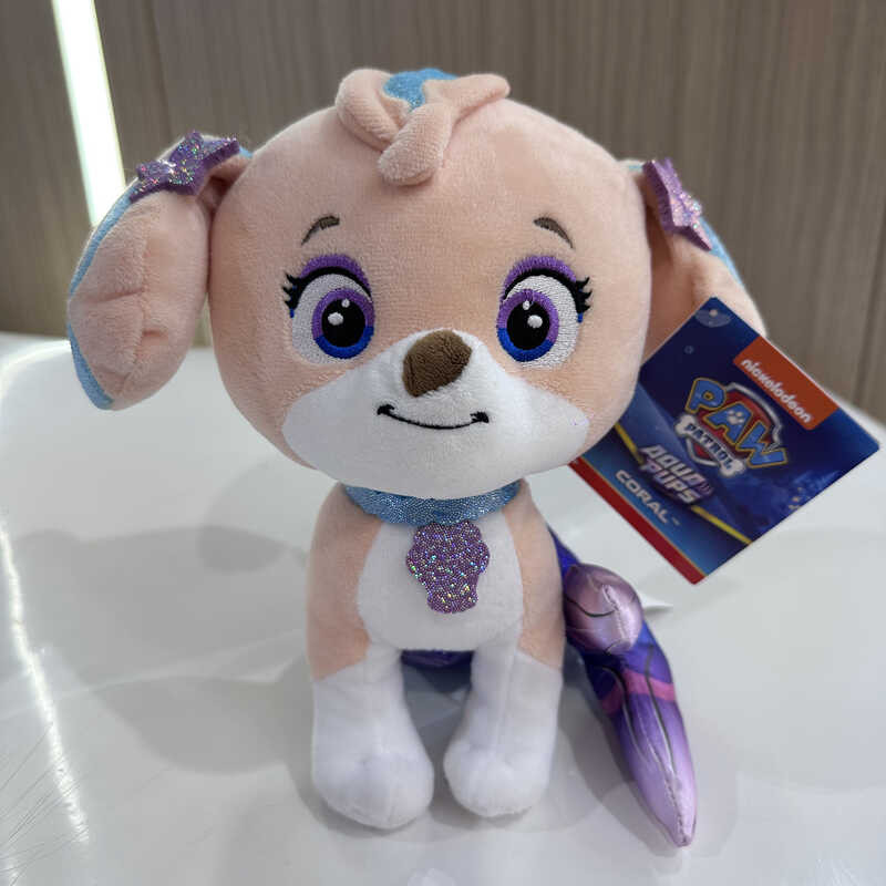 PAW Patrol ของเล่นตุ๊กตาอย่างเป็นทางการตุ๊กตาสัตว์ปะการ