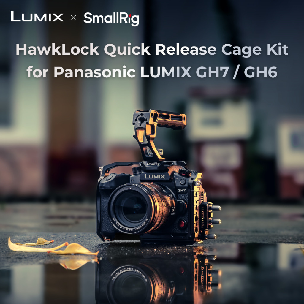 Smallrig HawkLock กรงปลดเร็วสําหรับ Panasonic LUMIX GH7 / GH6 #4824 #4825