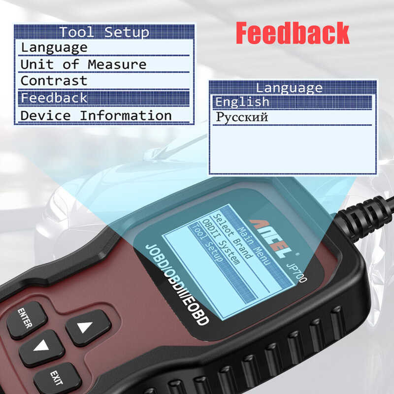 ANCEL 🍀 Jp700รถ Obd2สแกนเนอร์วินิจฉัยเครื่องมือสแกนสำหรั