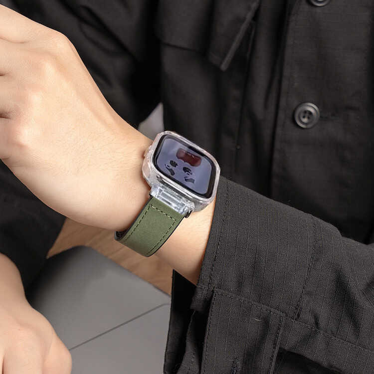 Strap Leather For Redmi Watch 4 / Redmi Watch 3 Active / Redmi Watch 3 / Mi Watch Lite Smartwatch S