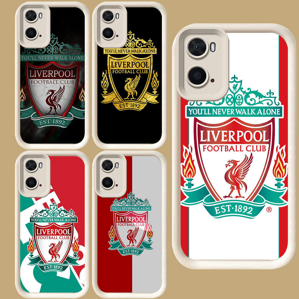 R39 L-liverlpool ฟุตบอล fc สําหรับ OPPO A57s A36 A77 A77s A96 A57e A57 A76 สีขาว