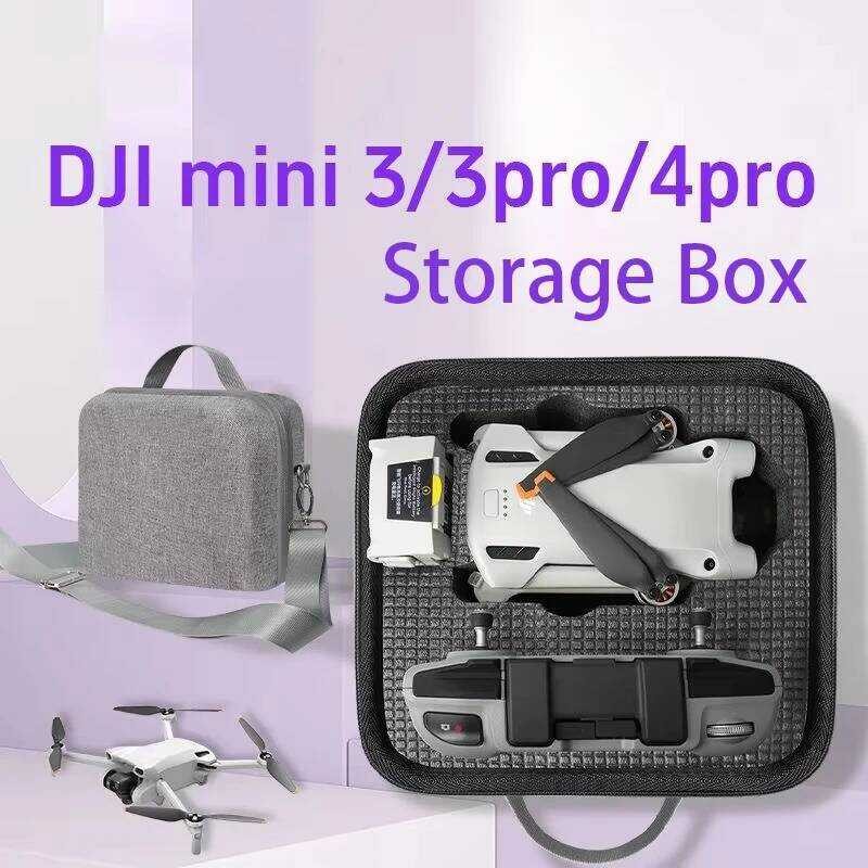 For DJI Mini 4 Pro Rc-N2/Rc2 Case, Portable Travel Carrying Case For DJI Mini 4 Pro/Mini 3 Pro Dron