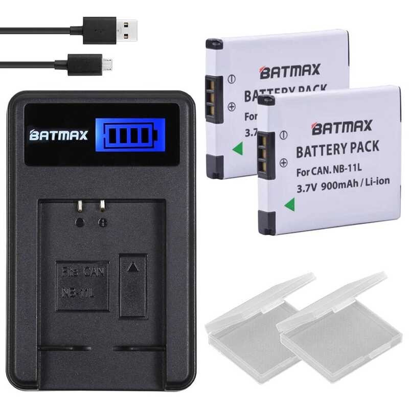 ▥ 2ชิ้น900มิลลิแอมป์ชั่วโมงnb-11L 11L Nb11l Nbแบตเตอรี่กล้องและlcdย่อยชาร์จสำหรับcanon IXUS 240