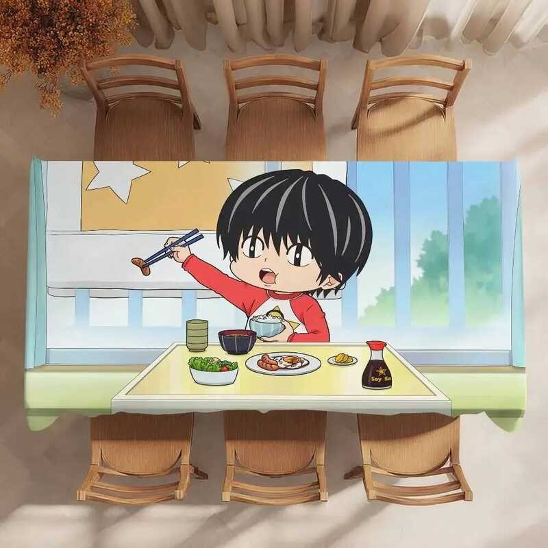 อะนิเมะ K-Kotaro Lives Alone ในร่มกลางแจ้ง Picnic Party ตกแต่งห้องครัวตารางผ้ากันน้ํา Stain-Proof