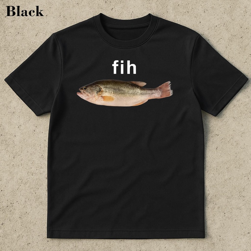 เสื้อ Fih Fish Meme - เสื้อโง่ Meme ตลก Meme เสื้อสมอง Rot เสื้อ Inaty ตลก Gag Gen Z Meme Tees Dumbe