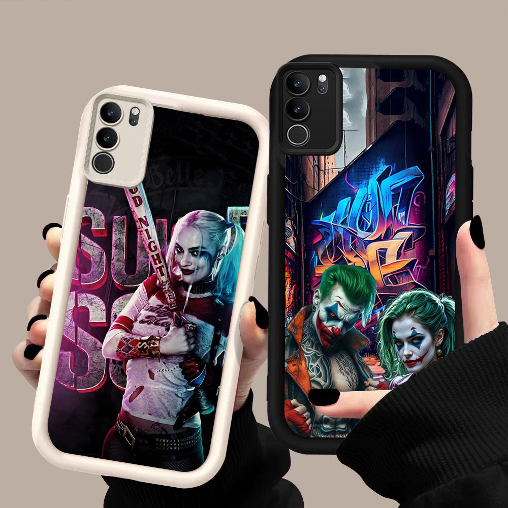 MK-68 Harley Quinn & Joker ปลอกซิลิโคนอ่อนนุ่มสําหรับ VIVO Y19S V40 Y300 Y200 Lite Pro